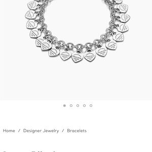 Tiffany & Co. Silver Scalloped Bracelet used